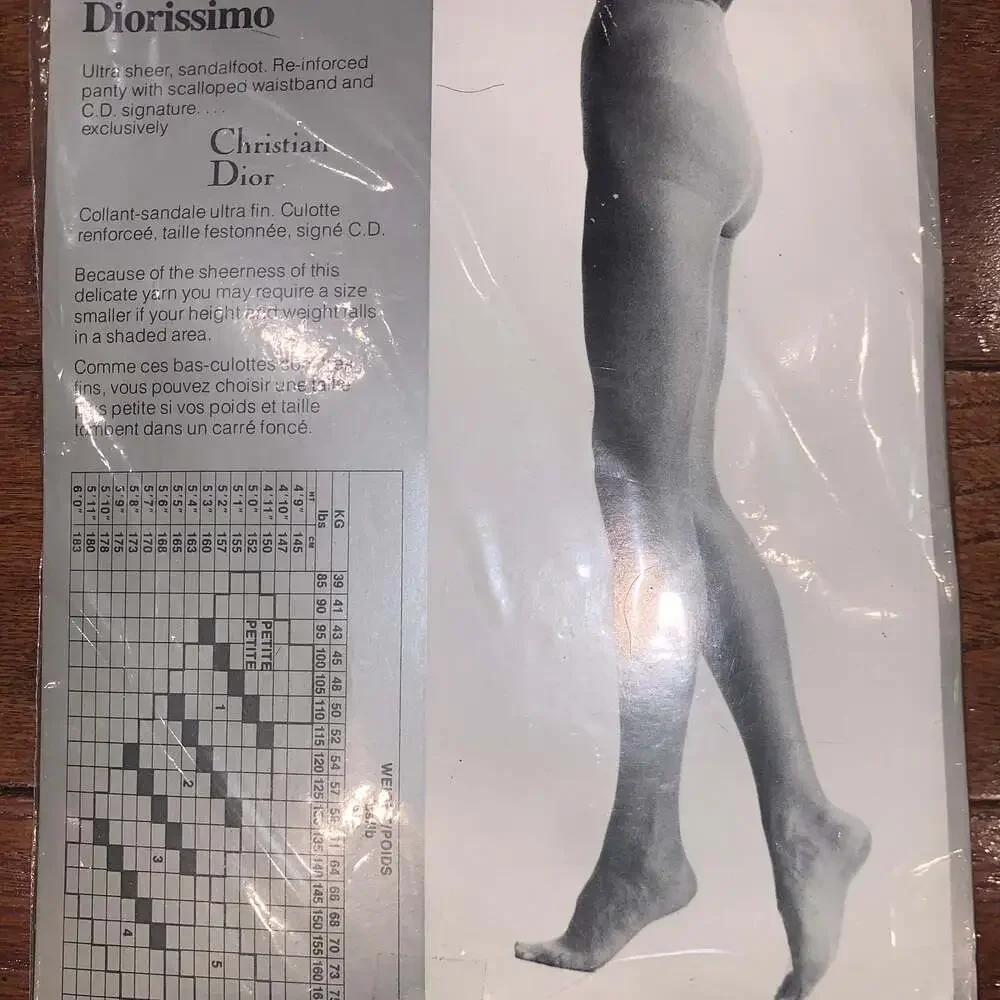 Vintage Christian Dior‎ Pantyhose Stockings Size 2 Hunter Green – New in Package